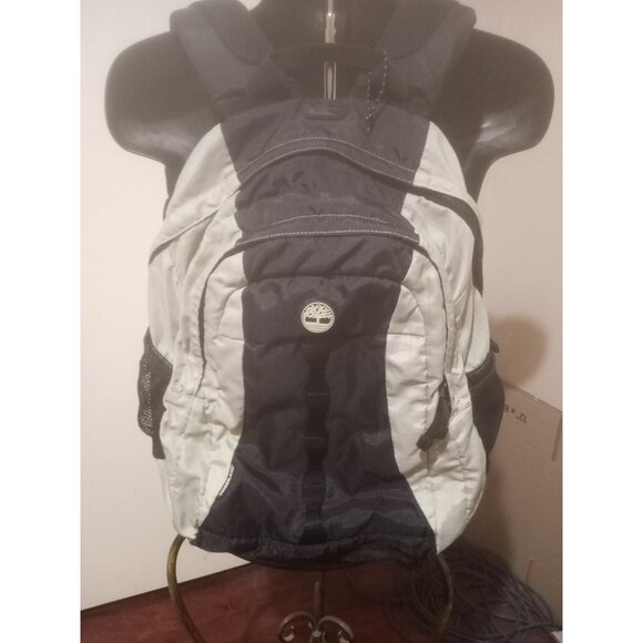 Timberland Black Tan Backpack with Multiple Pockets and Adjustable Straps - Picture 1 of 13